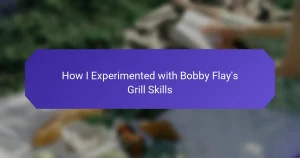 How I Experimented with Bobby Flay’s Grill Skills
