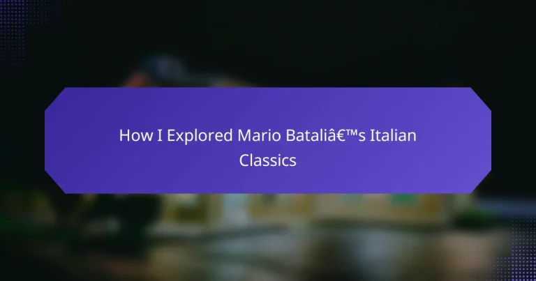 How I Explored Mario Batali’s Italian Classics